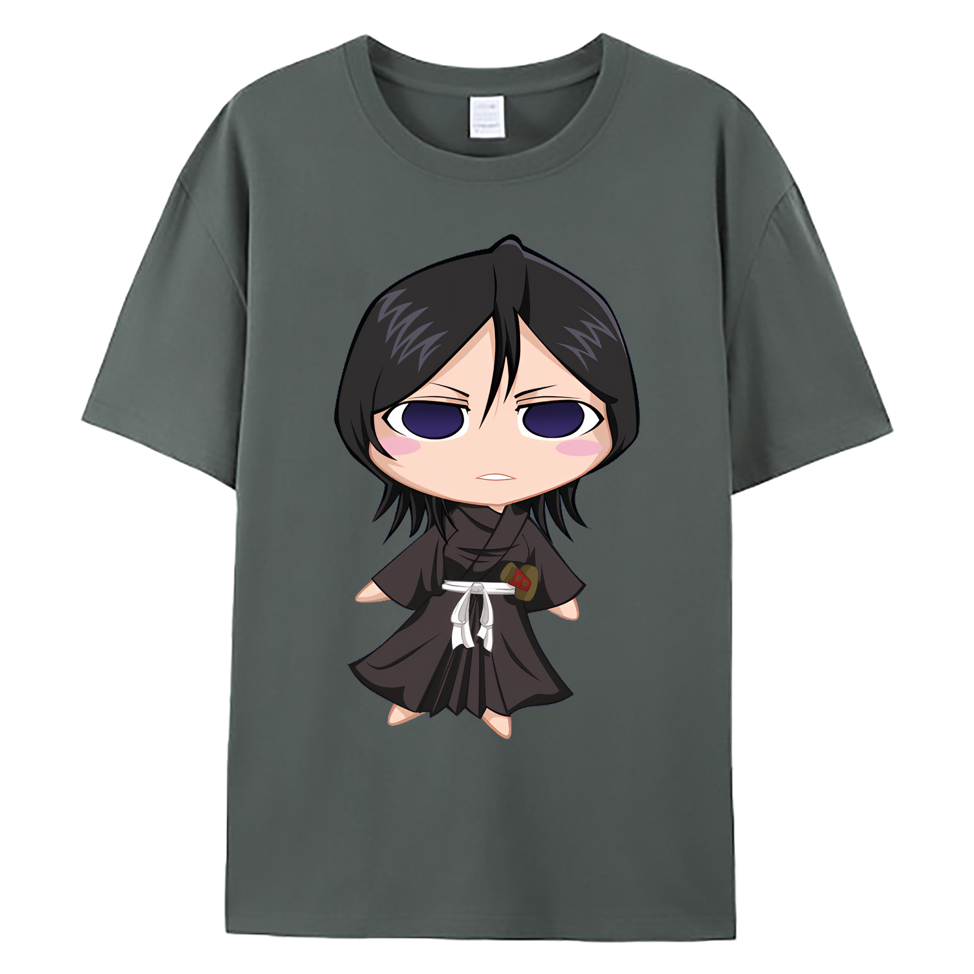 （画像用） ブリーチ 朽木ルキア BLEACH Kuchiki Rukia 綿100％ メンズ半袖Tシャツ｜肌触りやわらか＆通気性